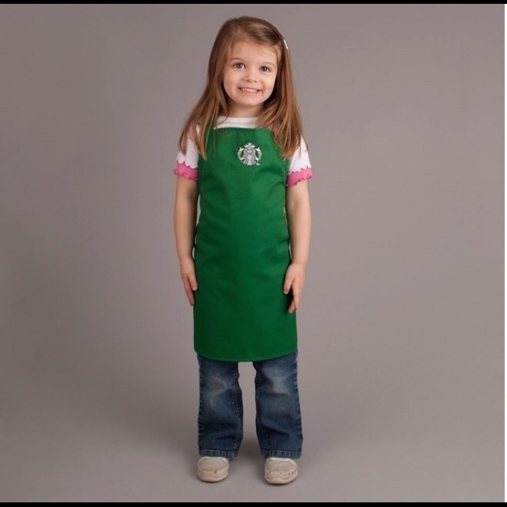 Kids Starbucks apron